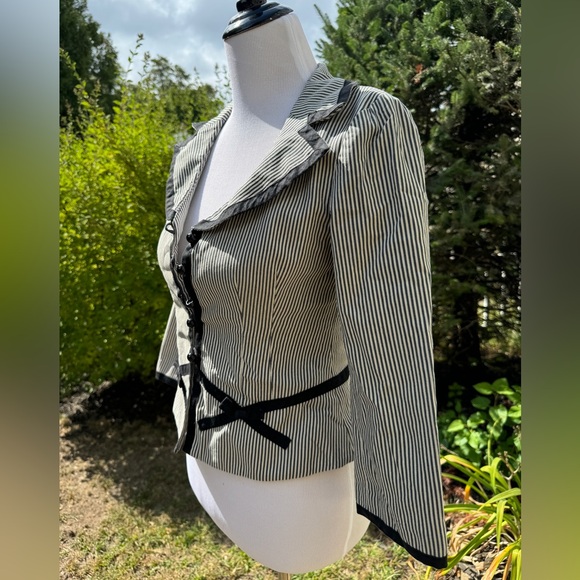 Nanette Lepore Striped jacket - Picture 3 of 13